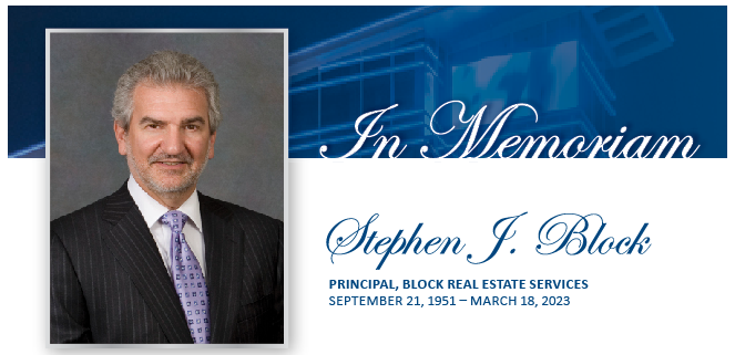 Stephen J Block In Memoriam